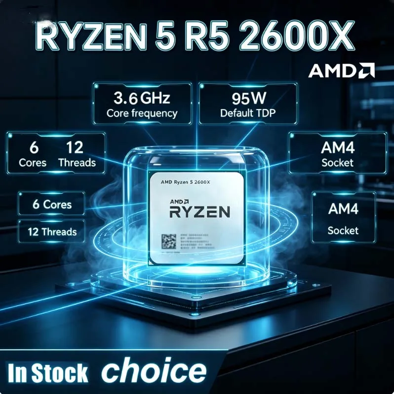 Amd Cpu Ryzen 5 - Processador para Jogos AMD Ryzen 5