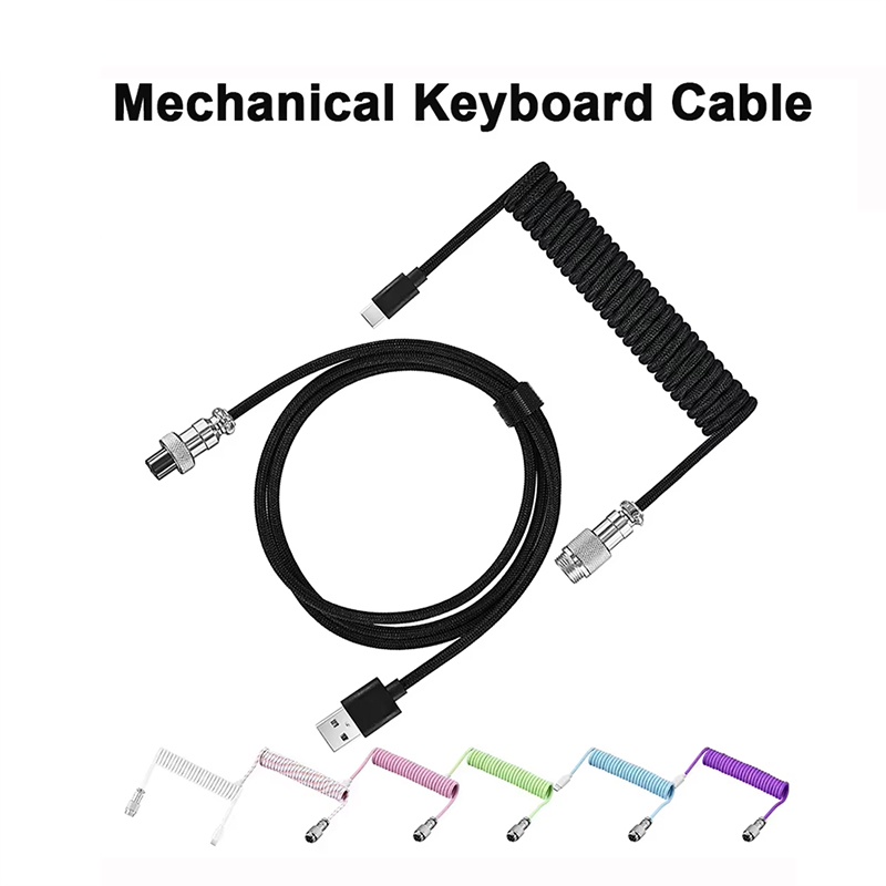 Coiled Usb Cable - Cabo Espiralado de 3m Tipo C
