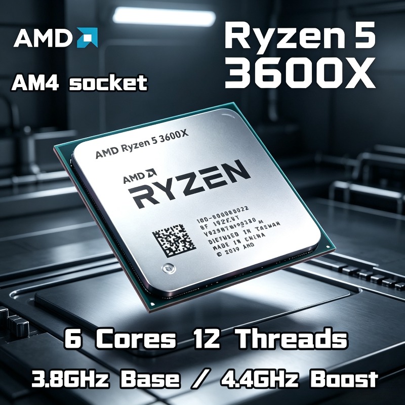 Amd Cpu Ryzen 5 - 100% Novo AMD Ryzen 5 3600X