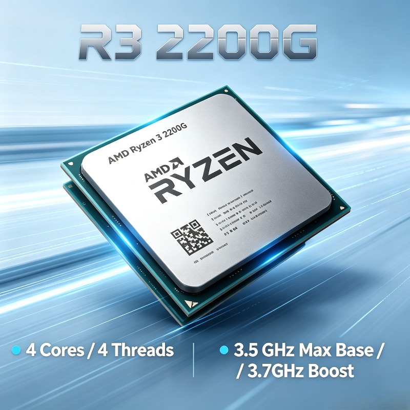 Amd Cpu Ryzen 5 - CPU YD2200C5M4MFB Socket AM4 100% Novo