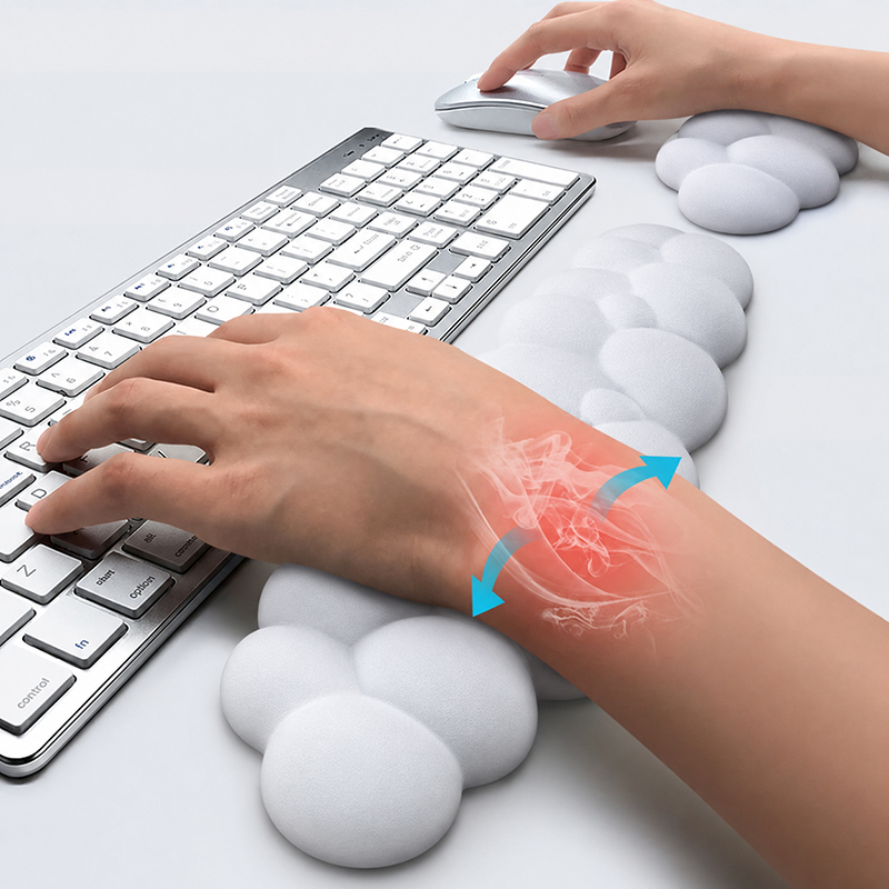 Keyboard Mouse Bundle Gaming - Mouse Pad com Apoio de Punho