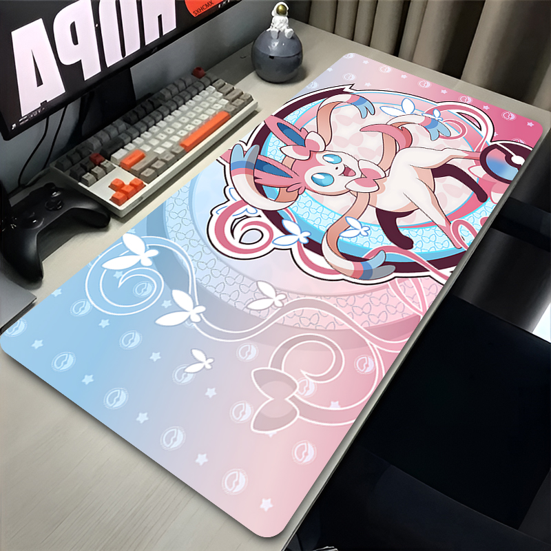 Gaming Keyboard Theme - Mousepad Grande Rosa Fofo XXL para