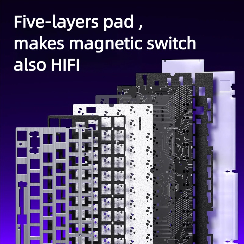 Teclado Mecânico Gamer Magnéti - Gaming Keyboard Hot Swappable avaliação e preço