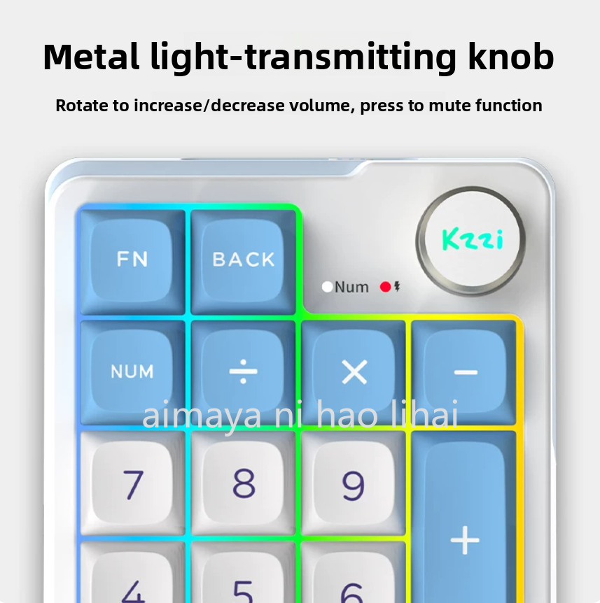 Teclado Mecânico Sem Fio Kzzi  - Gaming Keyboard Bluetooth avaliação e preço