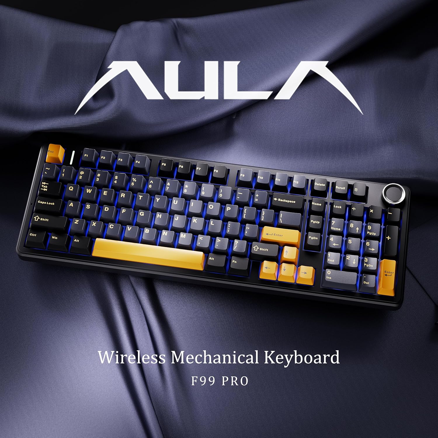 Teclado Mecânico Gamer AULA F9 - Gaming Keyboard Hot Swappable avaliação e preço