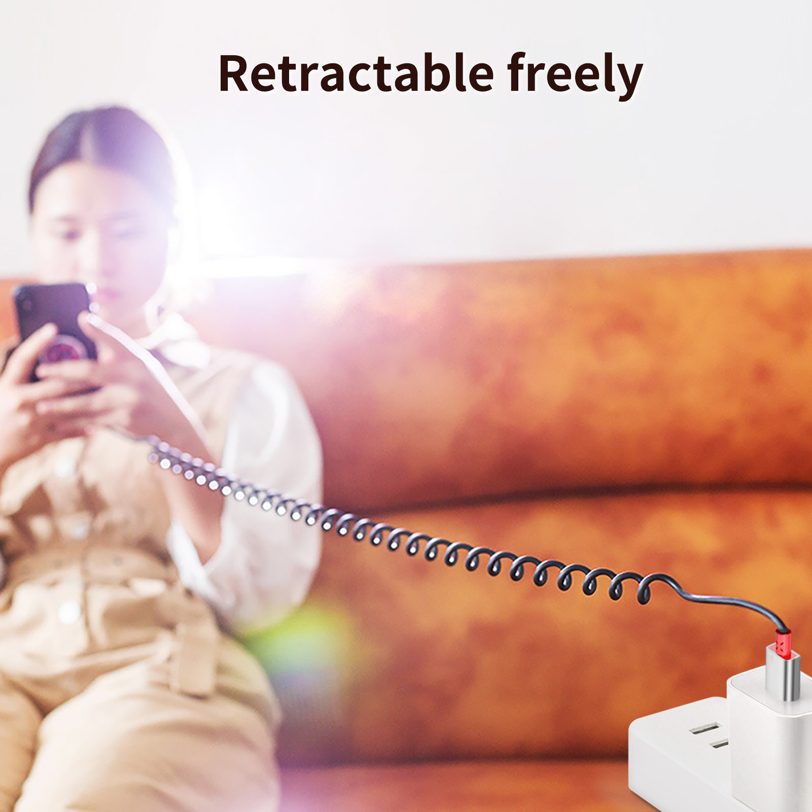 Cabo USB A para USB C de 90 Gr - Coiled Usb Cable avaliação e preço