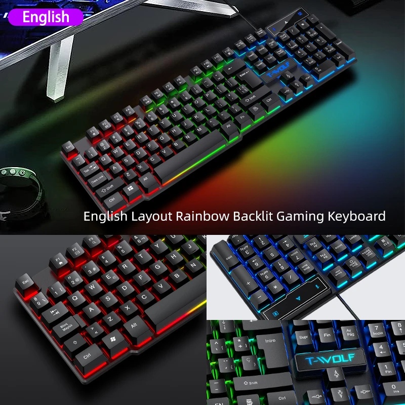 Conjunto de jogos 5 em 1: tecl - Gaming Keyboard Mouse Set avaliação e preço