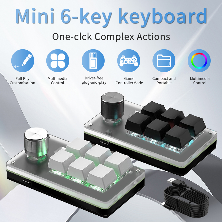 Teclado Mini Personalizado com - Gaming Keyboard Hot Swappable avaliação e preço