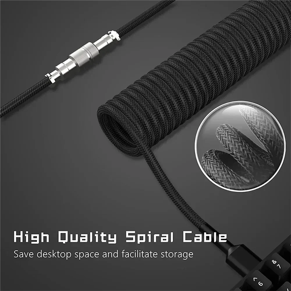 Cabo Espiral para Teclado Mecâ - Gaming Keyboard Type C avaliação e preço