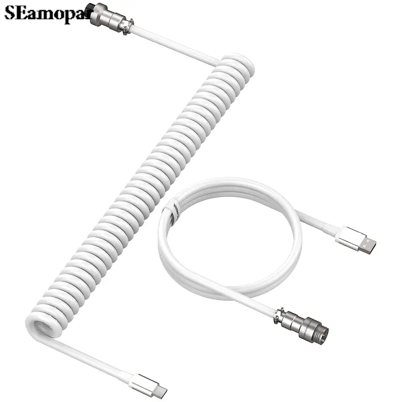 Cabo de Teclado Mecânico Enrol - Coiled Usb Cable avaliação e preço